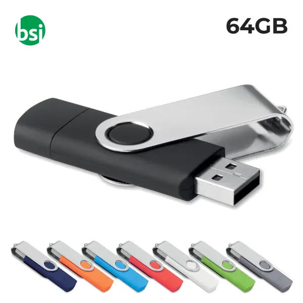 USB 64GB Chiavetta USB - Twister USB-OTG -  1