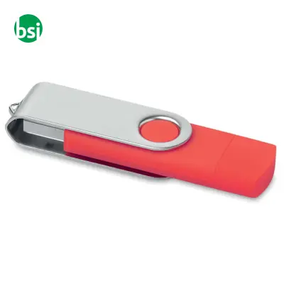 USB 32GB Chiavetta USB Pubblicitaria - Twister OTG - Immagine 11