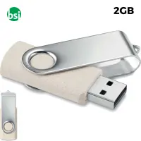 USB 2GB Chiavetta USB Promozionale - Twister Paglia