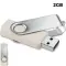 USB 2GB Chiavetta USB Promozionale - Twister Paglia - Anteprima 1