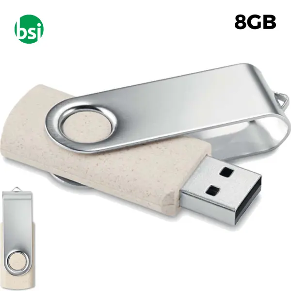 USB 8GB Chiavetta USB - Twister Paglia -  1