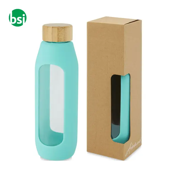 Borraccia personalizzata in vetro borosilicato 600ml Tidan -  9