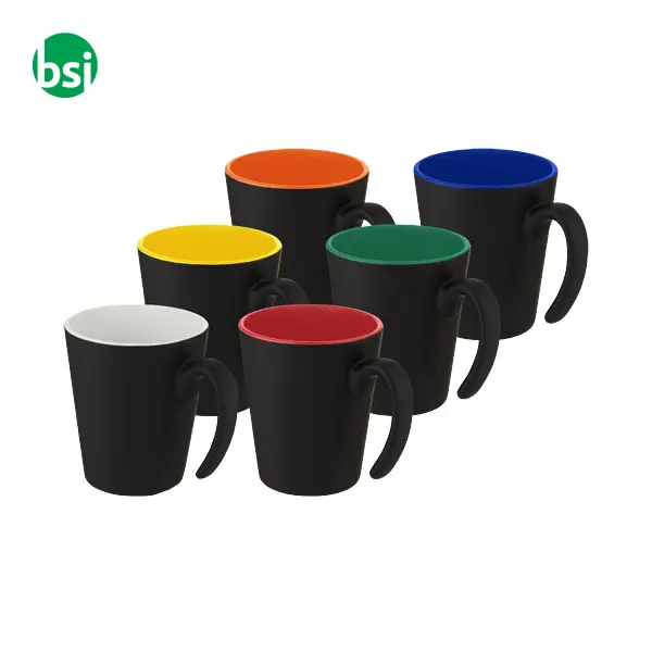 Tazza in ceramica personalizzata 360 ml con manico Oli -  1