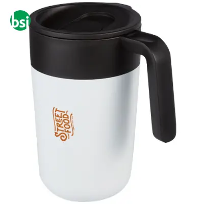 Tazza a doppia parete personalizzabile 400ml Nordia - Immagine 2