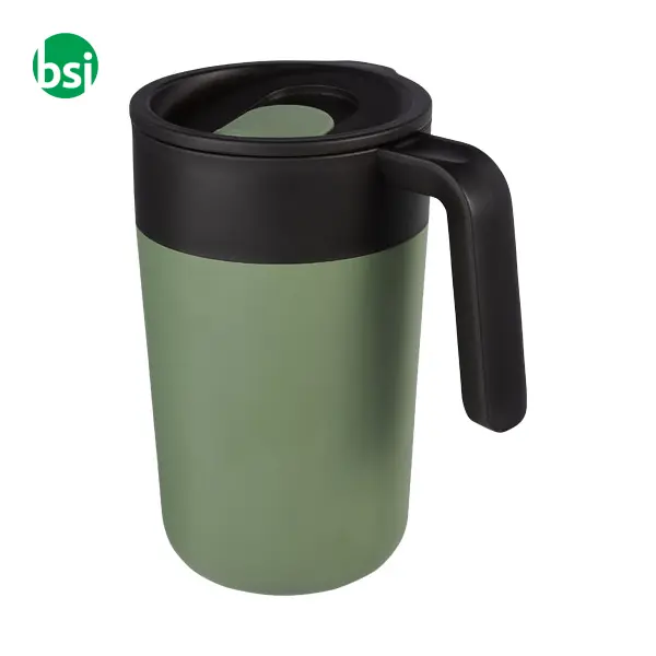Tazza a doppia parete personalizzabile 400ml Nordia -  9