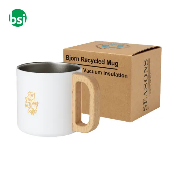 Tazza termica in acciaio personalizzabile 360ml Bjorn -  2