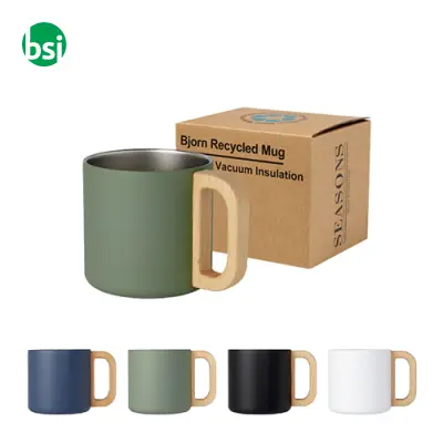 Tazza termica in acciaio personalizzabile 360ml Bjorn