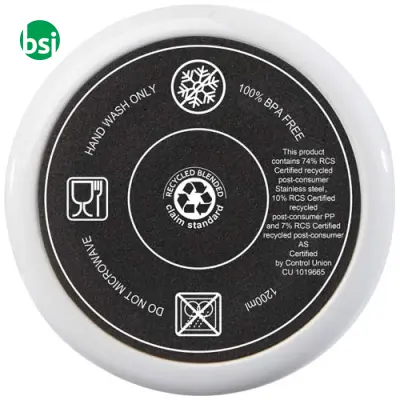 Tazza certificata RCS con cannuccia da 1200 ml Melbourne - Immagine 5