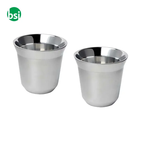 Set di tazze per caffè espresso acciaio inossidabile Duo -  5