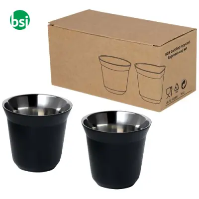 Set di tazze per caffè espresso acciaio inossidabile Duo - Immagine 9
