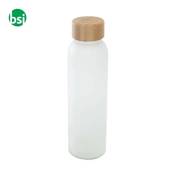 Bottiglia in vetro con coperchio in bambù da 500 ml Lume -  6
