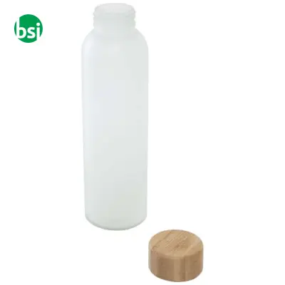 Bottiglia in vetro con coperchio in bambù da 500 ml Lume - Immagine 4