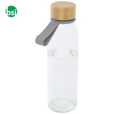 Borraccia in vetro da 500 ml con coperchio in bambù Porto - Immagine 9