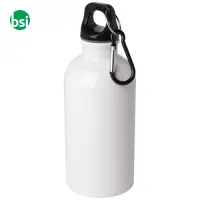 Borraccia 400 ml in acciaio con moschettone Oregon