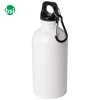 Borraccia 400 ml in acciaio con moschettone Oregon