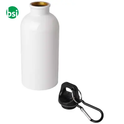 Borraccia 400 ml in acciaio con moschettone Oregon - Immagine 4