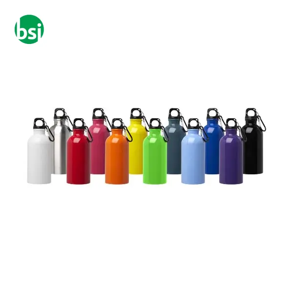 Borraccia 400 ml in acciaio con moschettone Oregon -  5