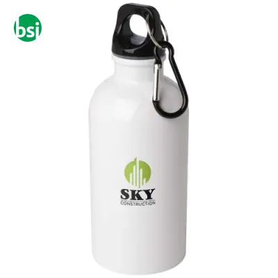 Borraccia 400 ml in acciaio con moschettone Oregon - Immagine 2