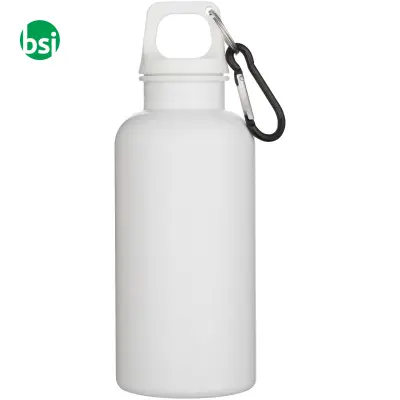 Borraccia plastica riciclata 400 ml con moschettone Oregon - Immagine 3