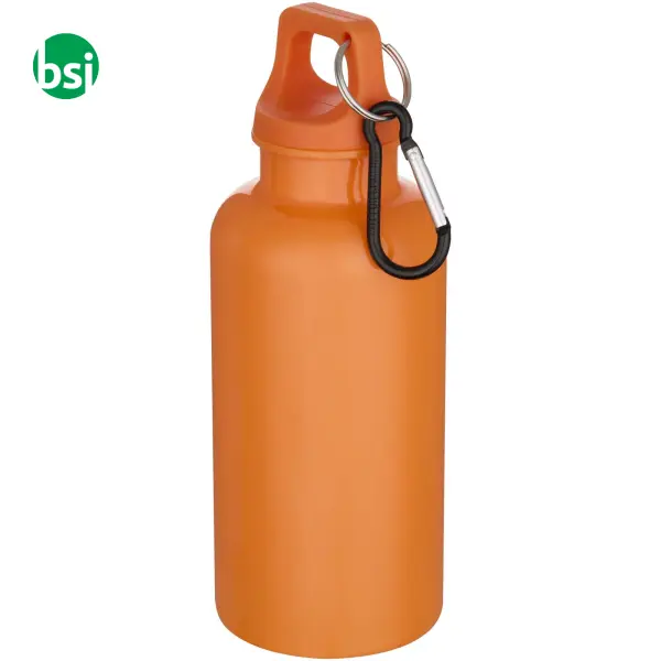 Borraccia plastica riciclata 400 ml con moschettone Oregon -  6