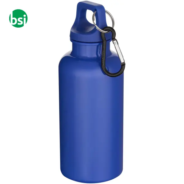 Borraccia plastica riciclata 400 ml con moschettone Oregon -  10