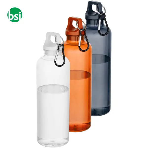 Borraccia plastica riciclata 750 ml con moschettone Oregon -  5