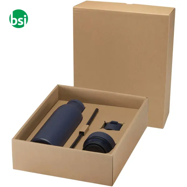 Set Borraccia termica acciaio riciclato 650 ml Illuminate -  1