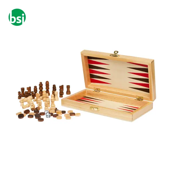 Set giochi da tavolo 3 in 1 Mugo -  1