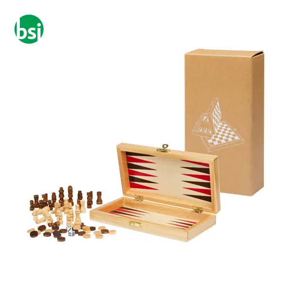 Set giochi da tavolo 3 in 1 Mugo -  4
