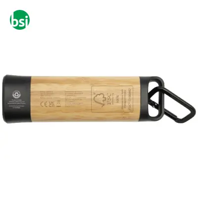 Torcia con moschettone in bambu/plastica RCS Kuma - Immagine 4