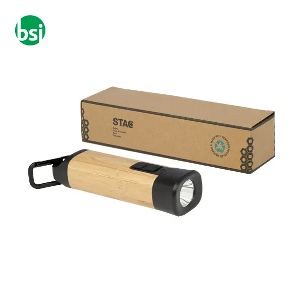 Torcia con moschettone in bambu/plastica RCS Kuma -  5