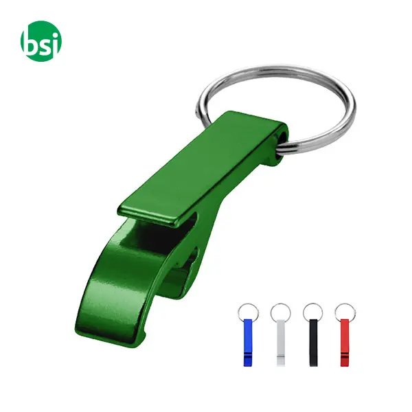 Portachiavi con apribottiglie e apriscatole in -  1