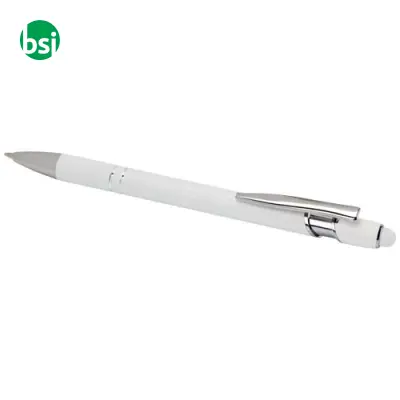 Penna a sfera con finitura argento Kish refill nero - Immagine 4