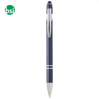 Penna a sfera con finitura argento Kish refill nero - Immagine 8