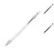 Penna a sfera con finitura argento Kish refill nero - Anteprima 1
