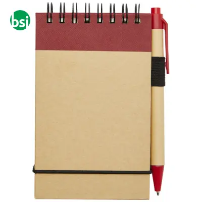 Taccuino riciclato formato A7 con penna Zuse - 106269 - Immagine 3