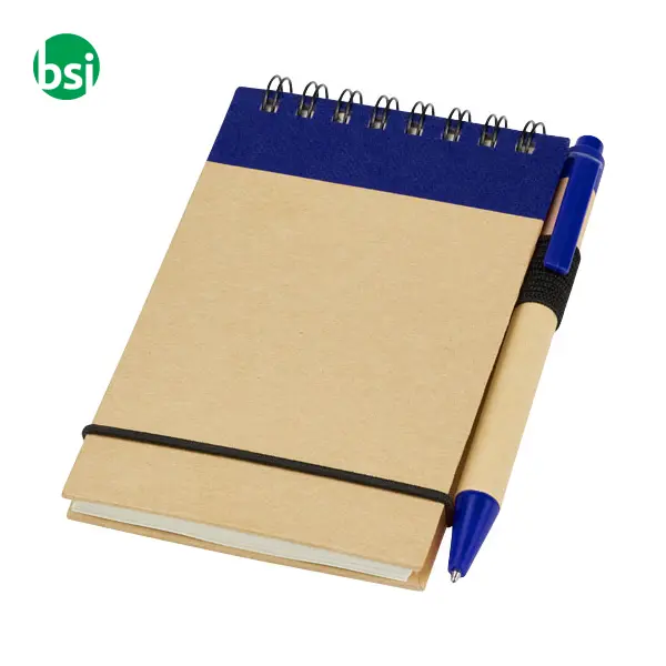 Taccuino riciclato formato A7 con penna Zuse - 106269 -  7