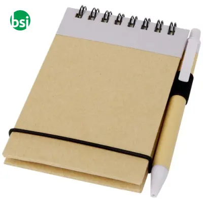 Taccuino riciclato formato A7 con penna Zuse - 106269 - Immagine 9