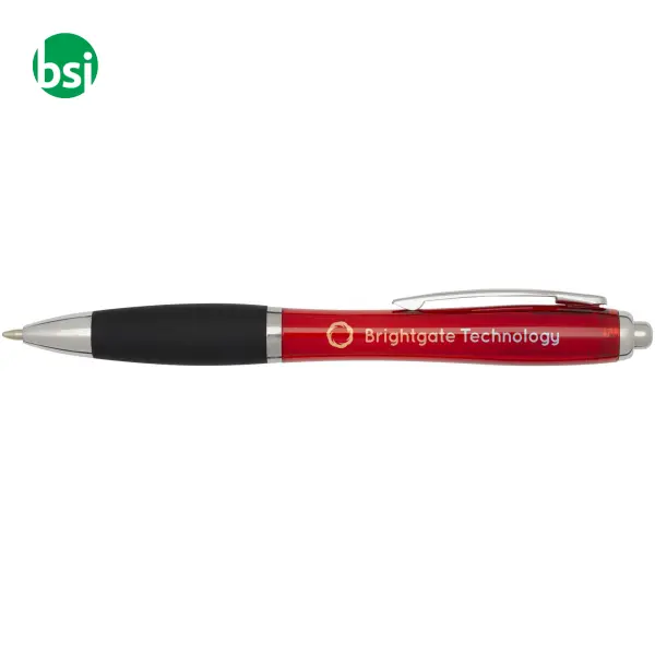 Penna a sfera RCS nera con stampa NASH -  2