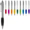 Penna a sfera con fusto argento refill nero - Anteprima 1