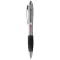 Penna a sfera con fusto argento refill nero - Anteprima 2