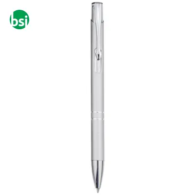 Penna a sfera a scatto Moneta in alluminio - 107105 - Immagine 7