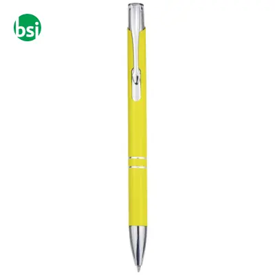 Penna a sfera a scatto Moneta in alluminio - 107105 - Immagine 12