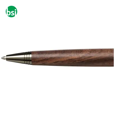 Penna a sfera con serbatoio in legno Loure - 107291 - Immagine 6