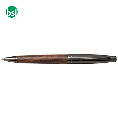 Penna a sfera con serbatoio in legno Loure - 107291 - Immagine 4