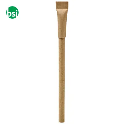 Penna a sfera in carta riciclata Asilah - 107380 - Immagine 5