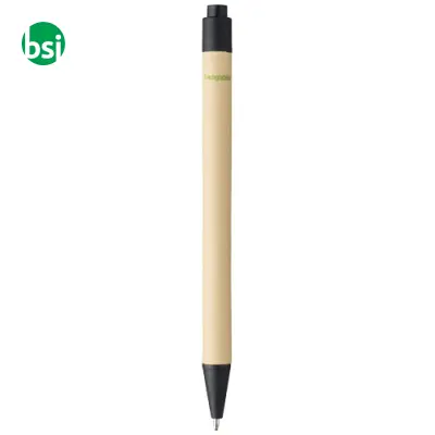 Penna a sfera Berk in cartone riciclato e plastica - 107384 - Immagine 4