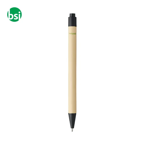 Penna a sfera Berk in cartone riciclato e plastica - 107384 -  4