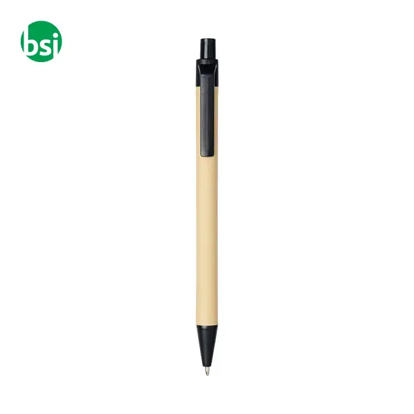 Penna a sfera Berk in cartone riciclato e plastica - 107384 -  3