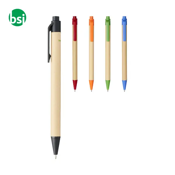 Penna a sfera Berk in cartone riciclato e plastica - 107384 -  11